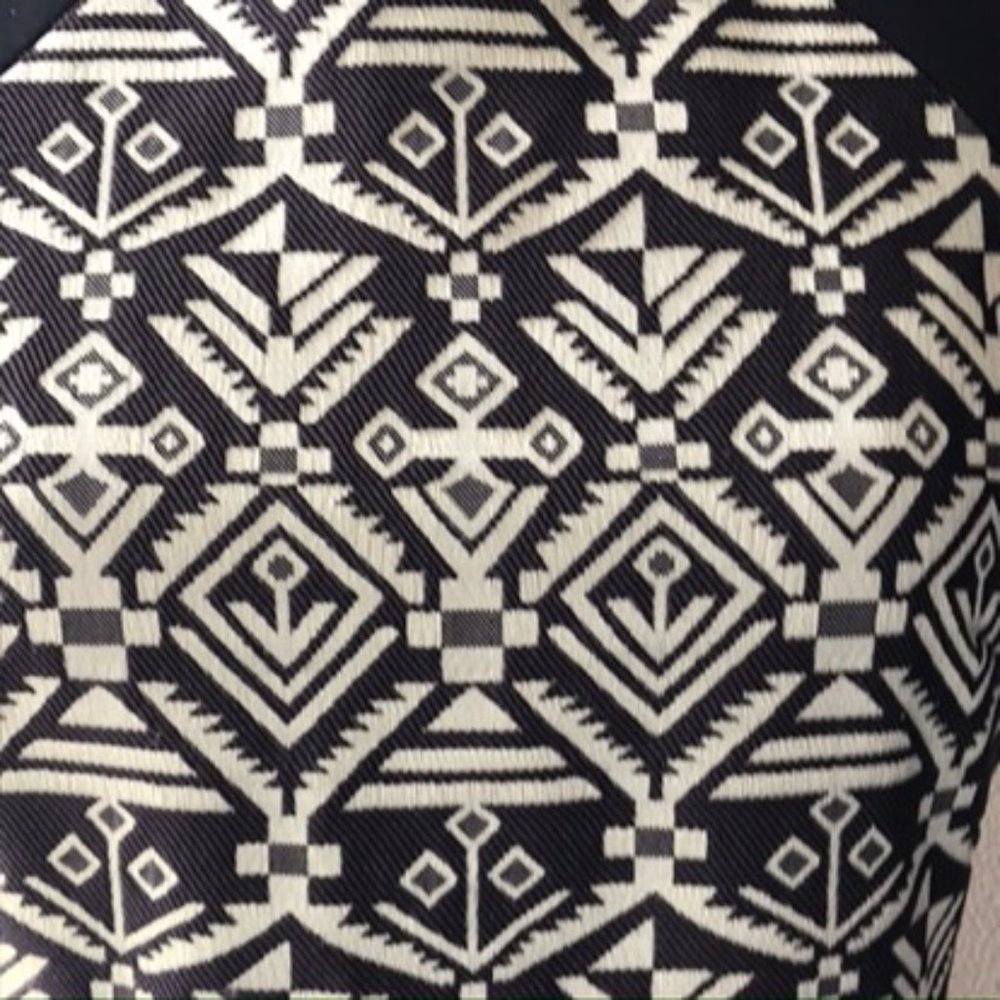 Antonio Melani Black Geometric Pattern Shift Dress - Picture 6 of 13